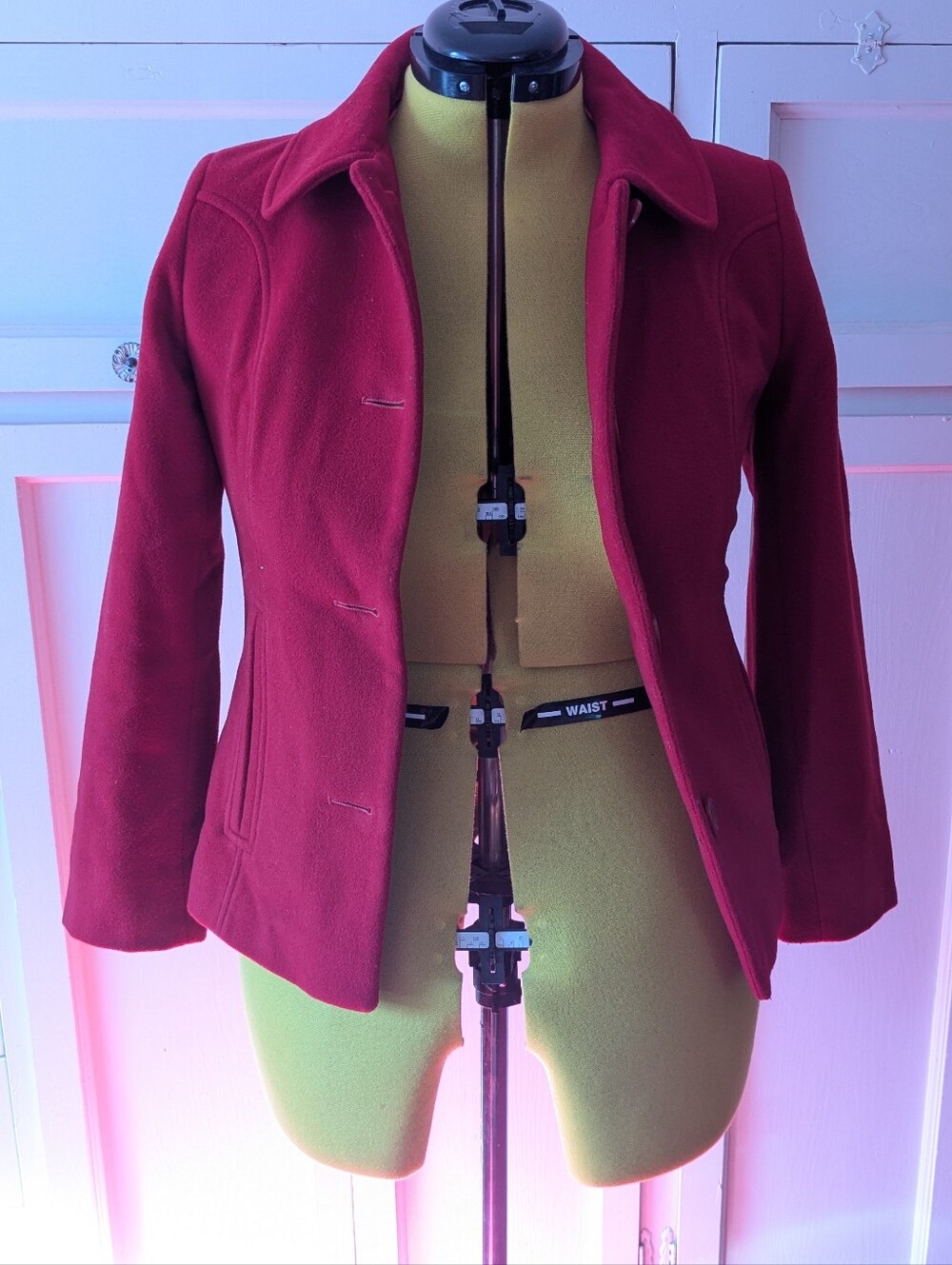Marks & Spencer Girls' Cherry Red Marks & Spencer Red Wool Cashmere Blend Coat